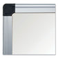 MasterVision Value Lacquered Steel Magnetic Dry Erase Board 96 X 48 White Surface Silver Aluminum Frame - School Supplies - MasterVision®