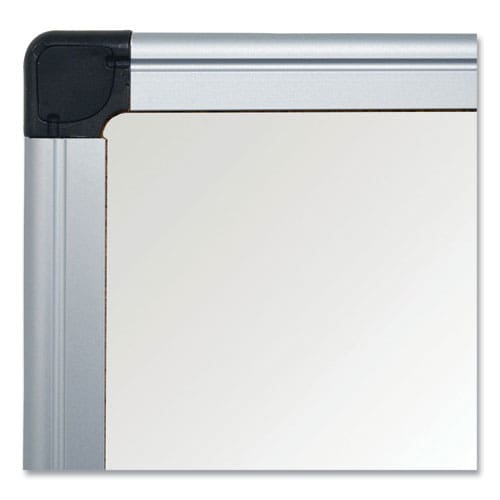 MasterVision Value Lacquered Steel Magnetic Dry Erase Board 96 X 48 White Surface Silver Aluminum Frame - School Supplies - MasterVision®