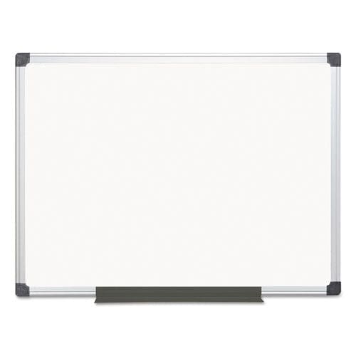 MasterVision Value Melamine Dry Erase Board 36 X 48 White Surface Silver Aluminum Frame - School Supplies - MasterVision®