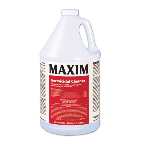 Maxim Germicidal Cleaner Lemon Scent 32 Oz Bottle 12 Bottles And 1 Trigger Sprayer/carton - School Supplies - Maxim®