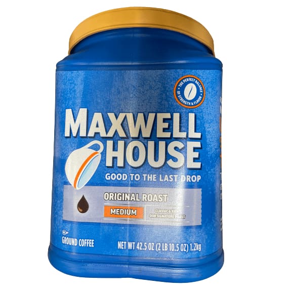 Maxwell House Original Roast Ground Coffee, 42.5 Oz. Canister | ShelHealth