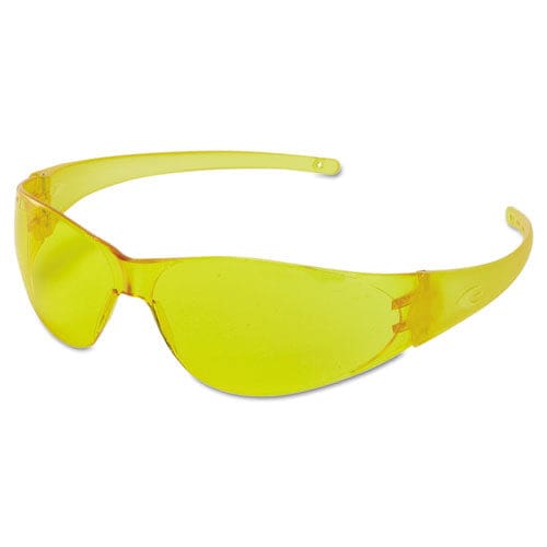 MCR Safety Checkmate Safety Glasses Amber Temple Amber Anti-fog Lens - Office - MCR™ Safety