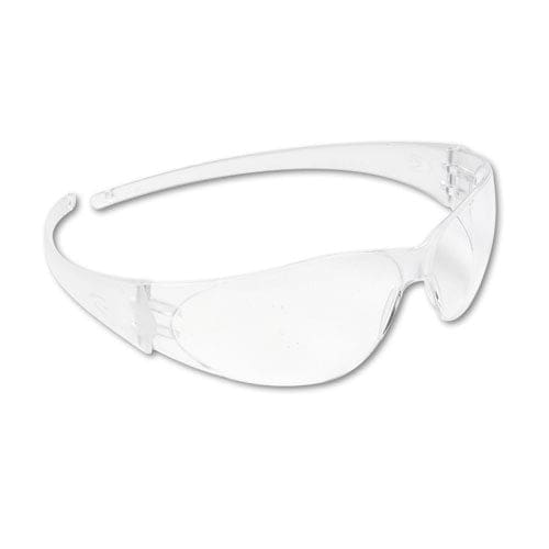 MCR Safety Checkmate Wraparound Safety Glasses Clr Polycarbonate Frame Coated Clear Lens 12/box - Office - MCR™ Safety