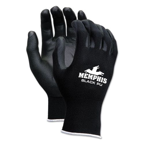 MCR Safety Economy Foam Nitrile Gloves Small Gray/black 12 Pairs - Janitorial & Sanitation - MCR™ Safety