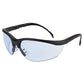 MCR Safety Klondike Safety Glasses Black Matte Frame Clear Mirror Lens - Office - MCR™ Safety