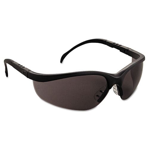 MCR Safety Klondike Safety Glasses Matte Black Frame Gray Lens 12/box - Office - MCR™ Safety