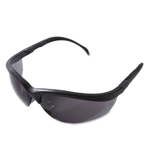 MCR Safety Klondike Safety Glasses Matte Black Frame Gray Lens 12/box - Office - MCR™ Safety