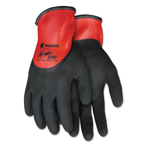 MCR Safety Ultra Tech Tacartonile Dexterity Work Gloves Blue/black Large Dozen - Janitorial & Sanitation - MCR™ Safety