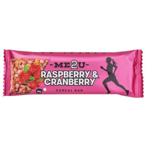 ME2U Muesli Bar with Raspberries,Cranberries 1.59 oz. (45 g.) - ME2U