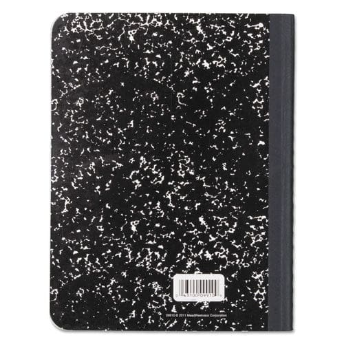 Mead Composition Book Wide/legal Rule Black Cover 9.75 X 7.5 100 Sheets - School Supplies - Mead®