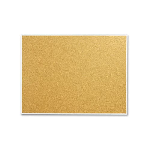 Mead Cork Bulletin Board 36 X 24 Natural Surface Silver Aluminum Frame - School Supplies - Mead®