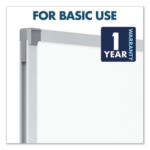 Mead Dry Erase Board With Aluminum Frame 36 X 24 Melamine White Surface Silver Aluminum Frame - School Supplies - Mead®