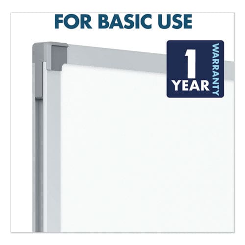 Mead Dry Erase Board With Aluminum Frame 72 X 48 Melamine White Surface Silver Aluminum Frame - School Supplies - Mead®