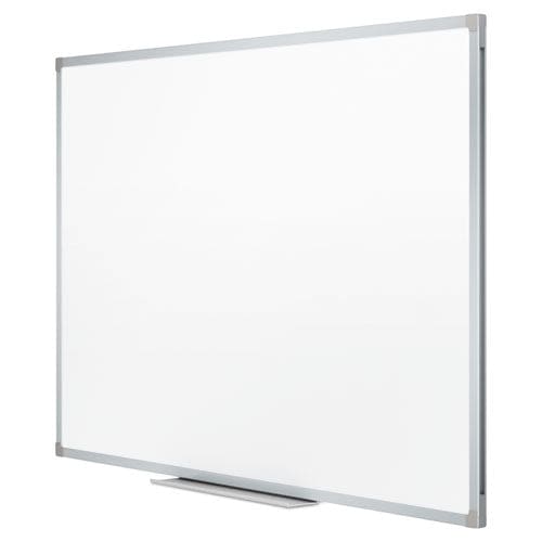 Mead Dry Erase Board With Aluminum Frame 72 X 48 Melamine White Surface Silver Aluminum Frame - School Supplies - Mead®
