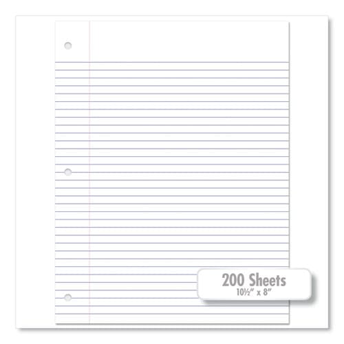 Mead Filler Paper 3-hole 8.5 X 11 College Rule 200/pack - School Supplies - Mead®