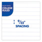 Mead Filler Paper 3-hole 8.5 X 11 College Rule 200/pack - School Supplies - Mead®