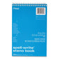 Mead Spell-write Wirebound Steno Pad Gregg Rule Randomly Assorted Cover Colors 80 White 6 X 9 Sheets - Office - Mead®