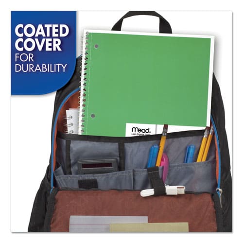 Mead Spiral Notebook 1 Subject Medium/college Rule Assorted Covers 10.5 X 8 70 Sheets 6/pack - School Supplies - Mead®