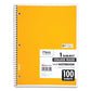 Mead Spiral Notebook 3-hole Punched 1 Subject Medium/college Rule Randomly Assorted Covers 11 X 8 100 Sheets - School Supplies - Mead®