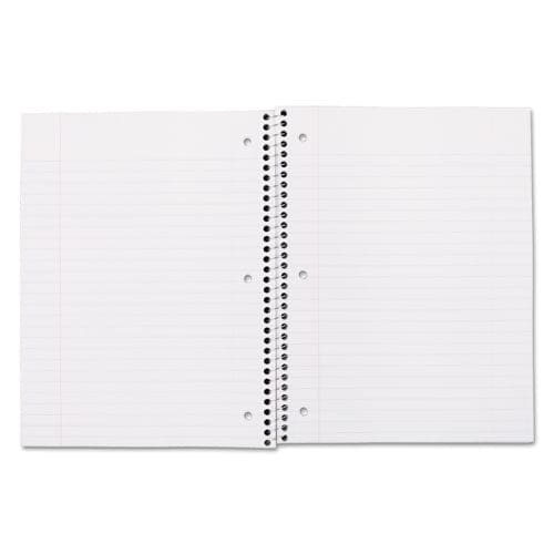 Mead Spiral Notebook 3-hole Punched 1 Subject Wide/legal Rule Randomly Assorted Covers 10.5 X 7.5 100 Sheets - School Supplies - Mead®