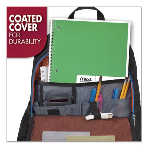 Mead Spiral Notebook 3-hole Punched 1 Subject Wide/legal Rule Randomly Assorted Covers 10.5 X 7.5 70 Sheets - School Supplies - Mead®