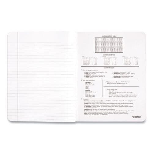 Mead Square Deal Composition Book Medium/college Rule Black Cover 9.75 X 7.5 100 Sheets - School Supplies - Mead®