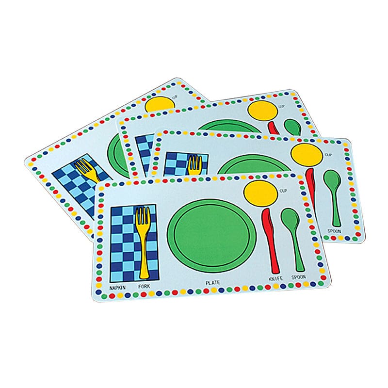 Meal Mats Set Of 4 (Pack of 2) - Play Food - Marvel Education Company