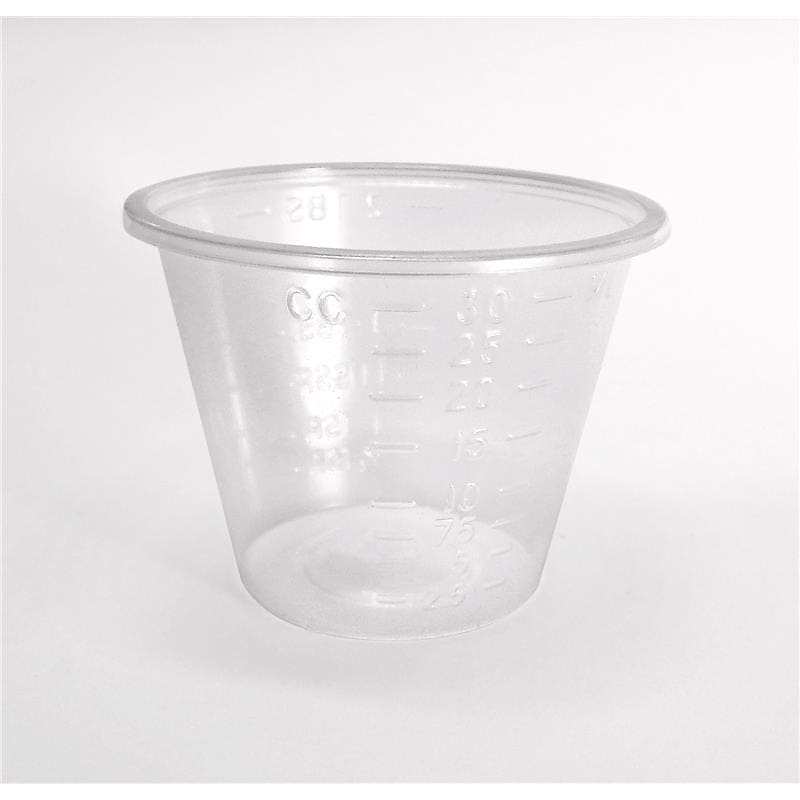 Medegen Medical Medicine Cup 1 Oz/30Cc Translucent Case of 50 - Nutrition >> Food Service - Medegen Medical