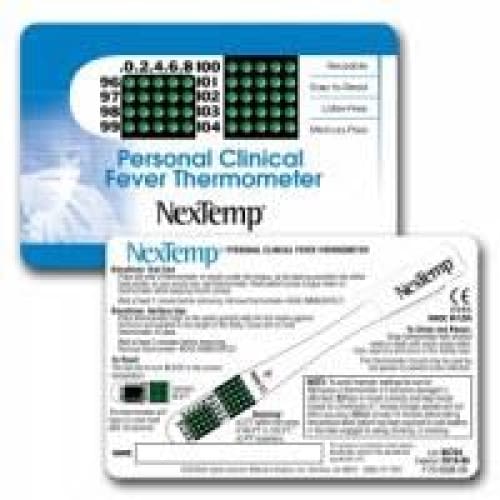 Medical Indicators Nextemp Wallet Card Thermometer C250 - Diagnostics >> Thermometers - Medical Indicators