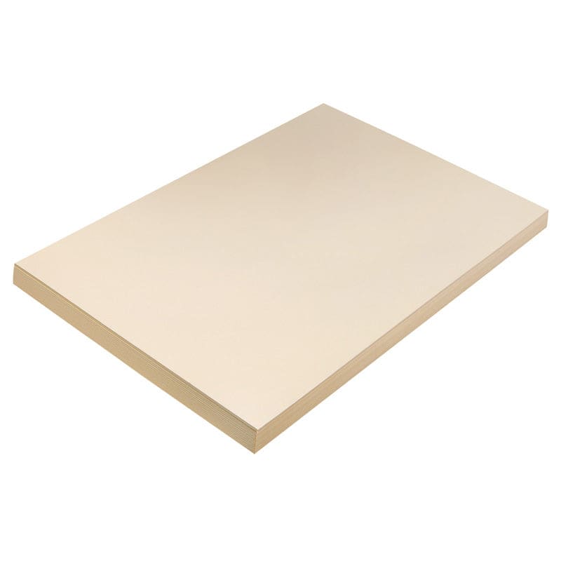 Medium Weight Tagboard Manila 12X18 100 Sheets (Pack of 2) - Tag Board - Dixon Ticonderoga Co - Pacon