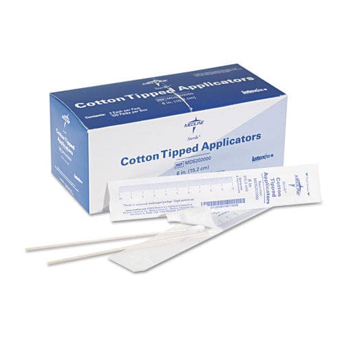 Medline Cotton-tipped Applicators 6 100 Applicators/box - Janitorial & Sanitation - Medline