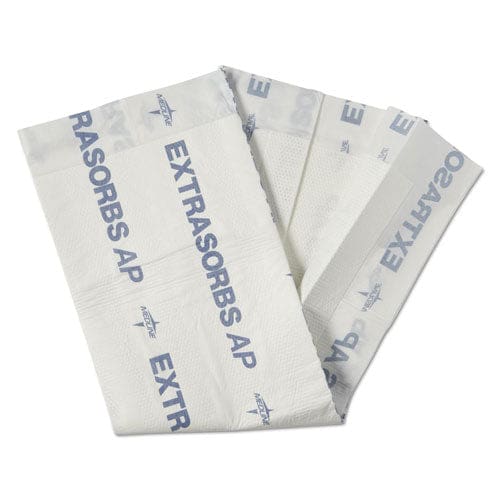 Medline Extrasorbs Air-permeable Disposable Drypads 30 X 36 White 5 Pads/pack - Janitorial & Sanitation - Medline