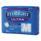 Medline Fitright Ultra Protective Underwear X-large 56 To 68 Waist 20/pack - Janitorial & Sanitation - Medline