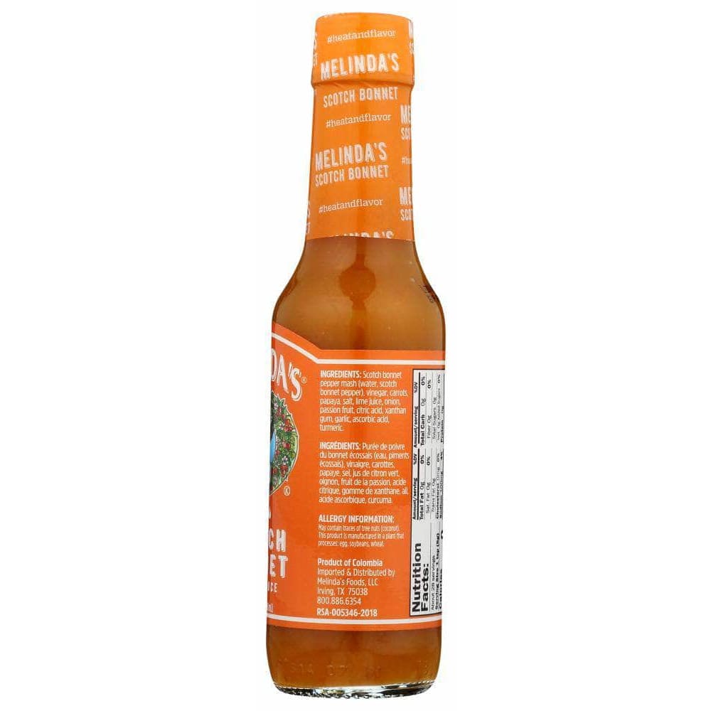 Melindas Melindas Sauce Hot Scotch Bonnet Pepper, 5 oz