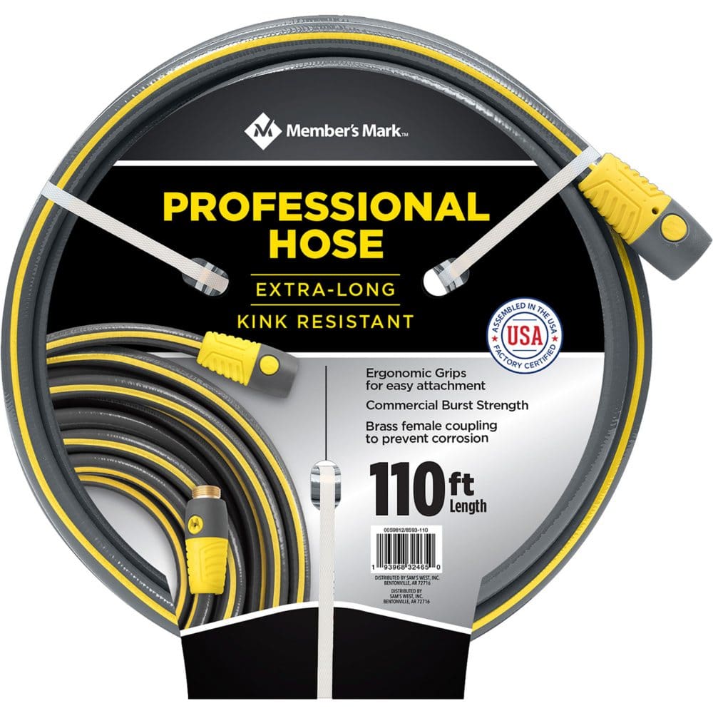 Member’s Mark 110’ Professional Garden Hose - Garden Hoses & Tools - Member’s Mark