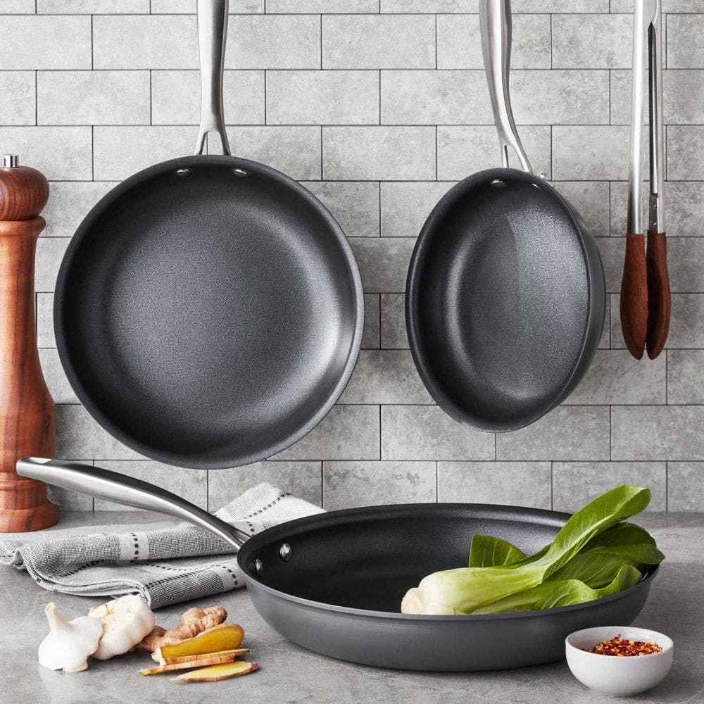 Member’s Mark 3-Piece Hard Anodized Fry Pan Set - Cookware - Member’s Mark