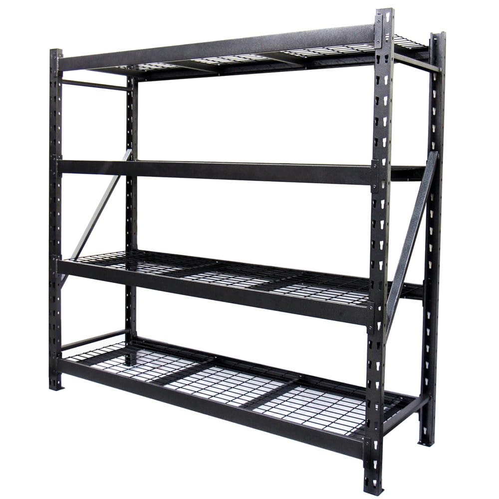 Member’s Mark 4-Shelf Industrial Storage Rack (Black) - Garage & Tool Organization - Member’s Mark