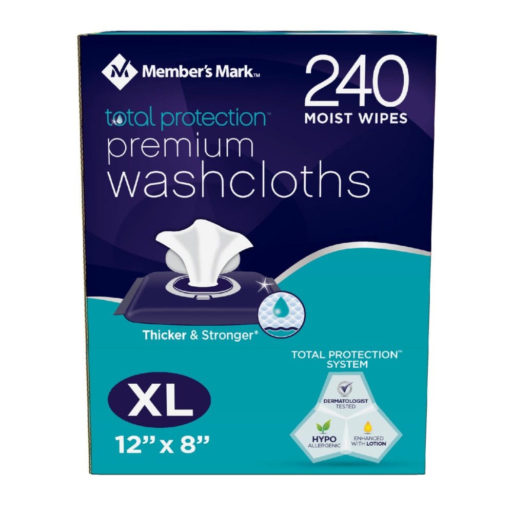 Member’s Mark Adult Washcloths (240 ct.) - Incontinence Aids - Member’s Mark