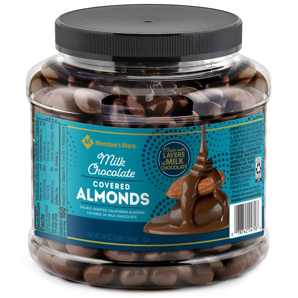 Member’s Mark Chocolate Almonds (48 oz.) - Candy - Member’s Mark