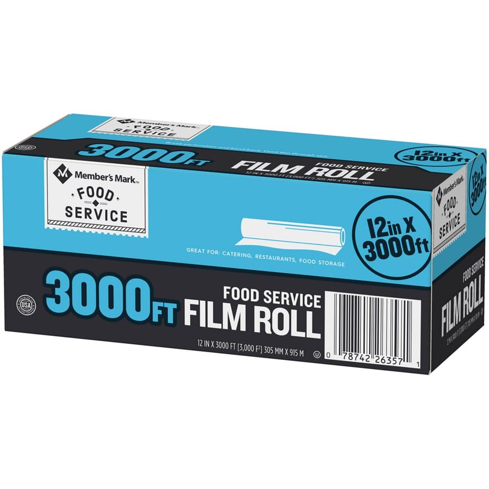 Member’s Mark Foodservice Film (12 x 3,000’) - Paper & Plastic - Member’s Mark