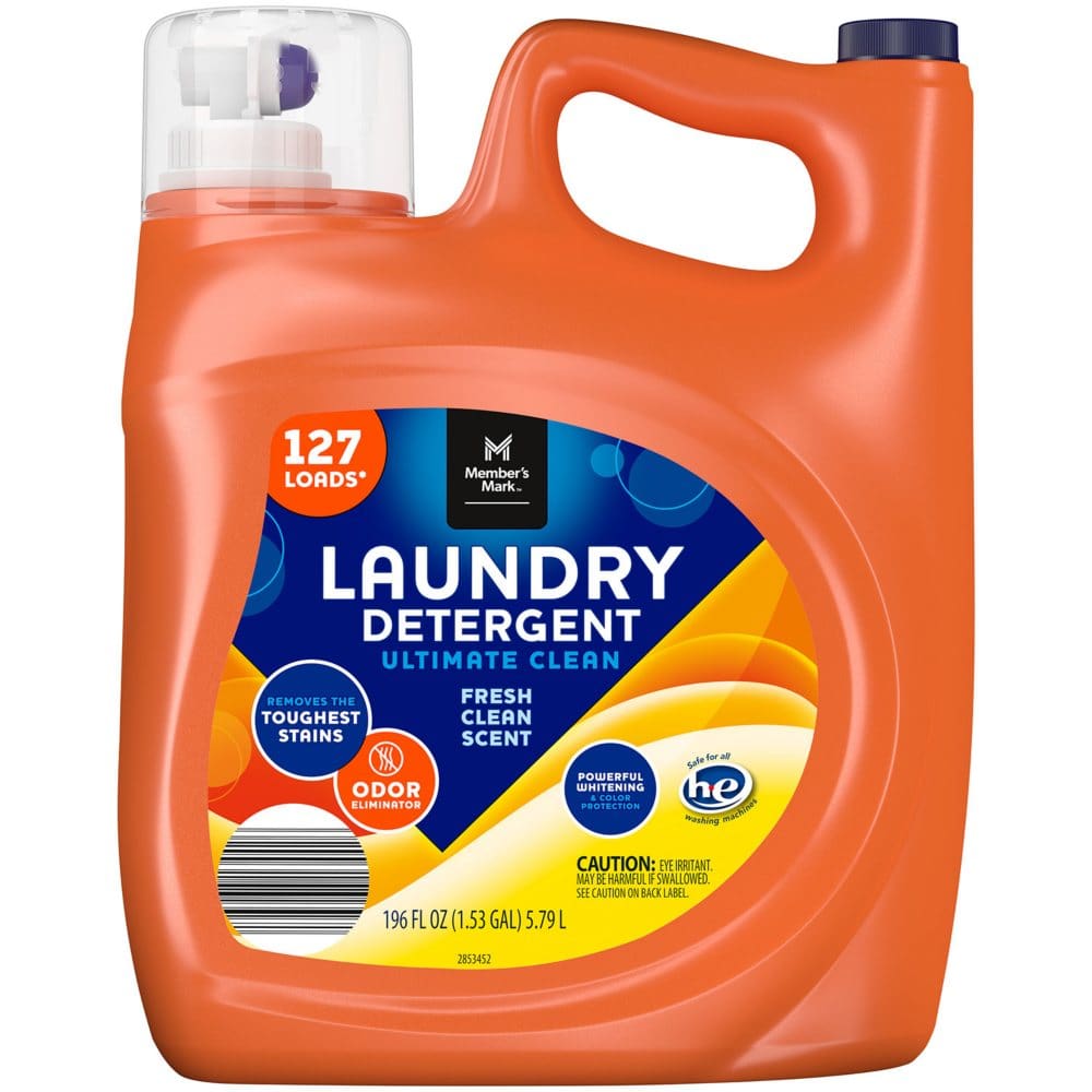 Member’s Mark Liquid Laundry Detergent Ultimate Clean Fresh Scent (196 fl. oz. 127 loads) - Laundry Supplies - Member’s Mark