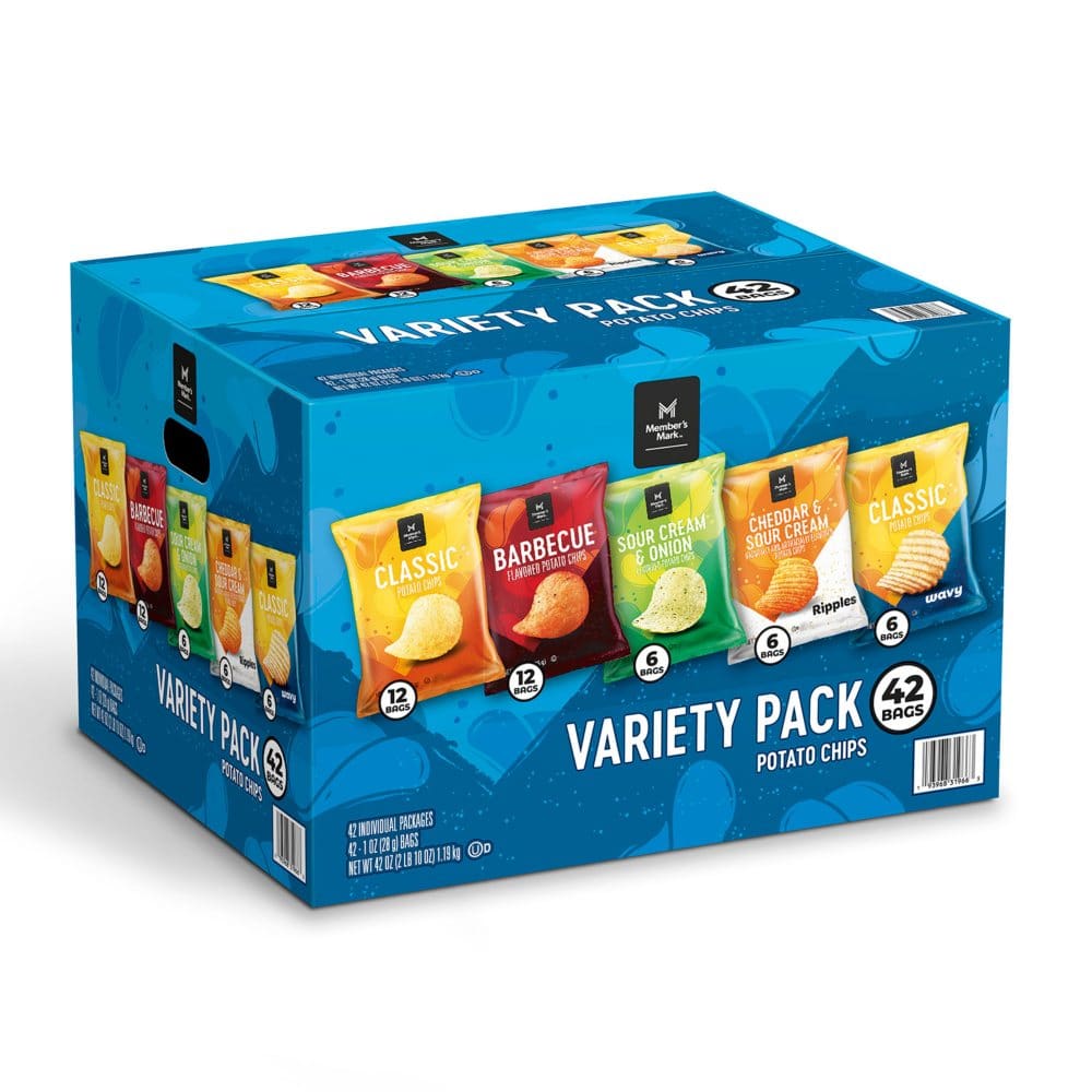 Member’s Mark Potato Chips Variety Pack (1 oz. 42 ct.) - Chips - Member’s Mark