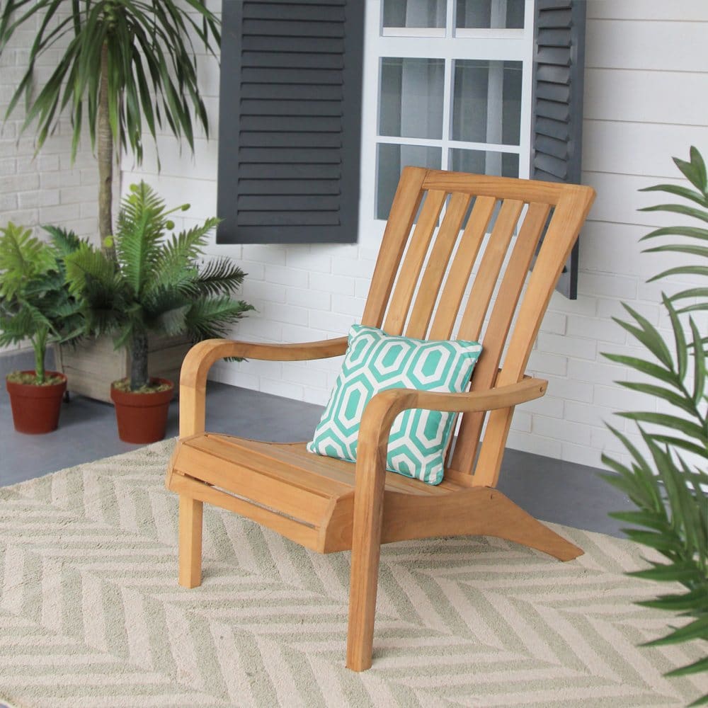 Member’s Mark Teak Adirondack Chair - Outdoor Lounge Furniture - Member’s Mark