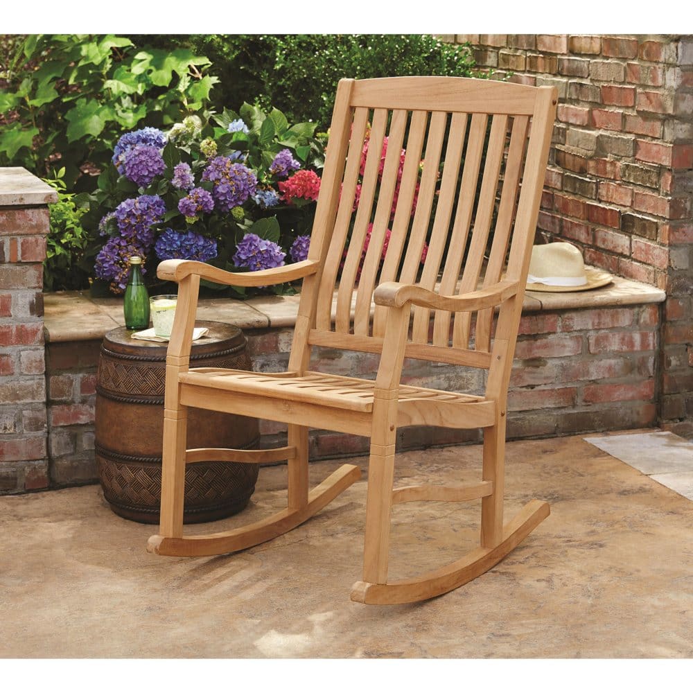 Member’s Mark Teak Porch Rocker - Hardwood Patio Furniture - Member’s Mark