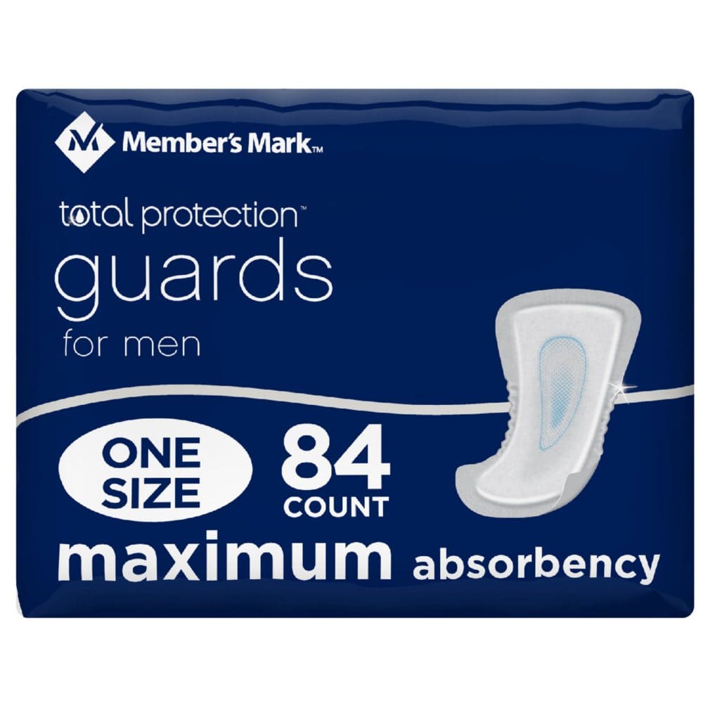 Member’s Mark Total Protection Guards for Men (84 ct.) - Incontinence Aids - Member’s Mark