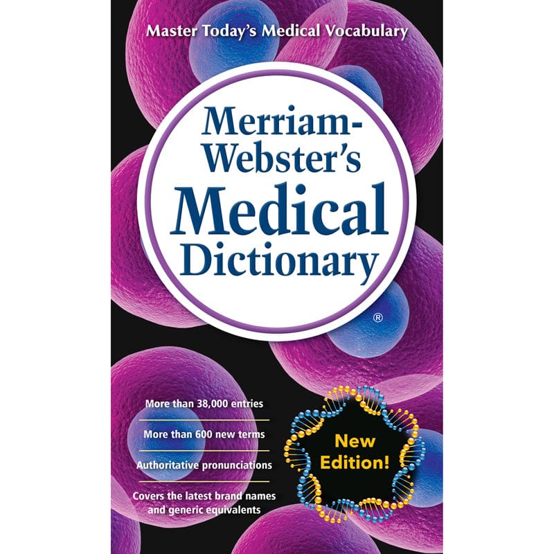 Merriam-Websters Medical Dictionary Mass-Market Paperback (Pack of 6) - Reference Books - Merriam - Webster Inc.