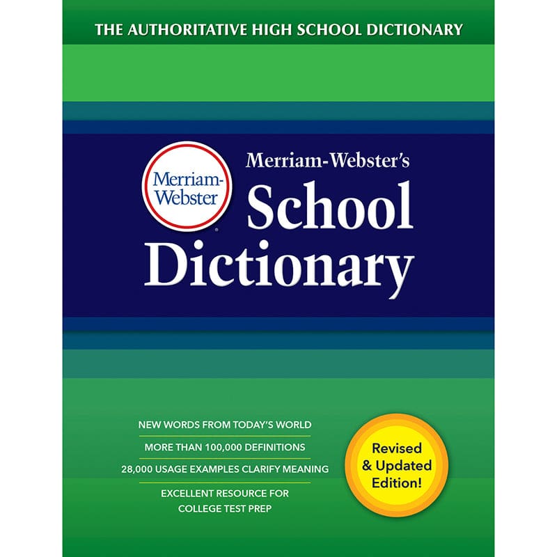 Merriam Websters School Dictionary (Pack of 2) - Reference Books - Merriam - Webster Inc.