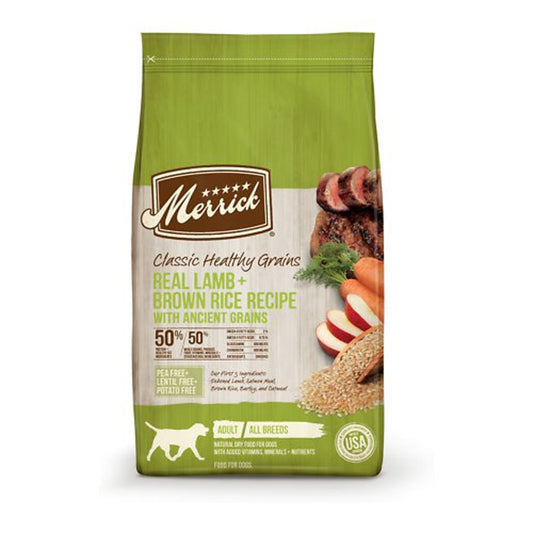 Merrick Dog Classic Lamb and Brown Rice 25Lb - Pet Supplies - Merrick