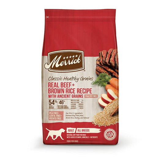 Merrick Dog Grain Classic Beef 33Lb - Pet Supplies - Merrick