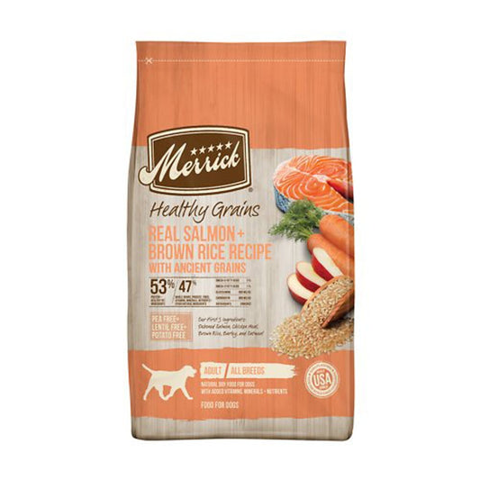 Merrick Dog Grain Salmon and Brown Rice 25Lb - Pet Supplies - Merrick